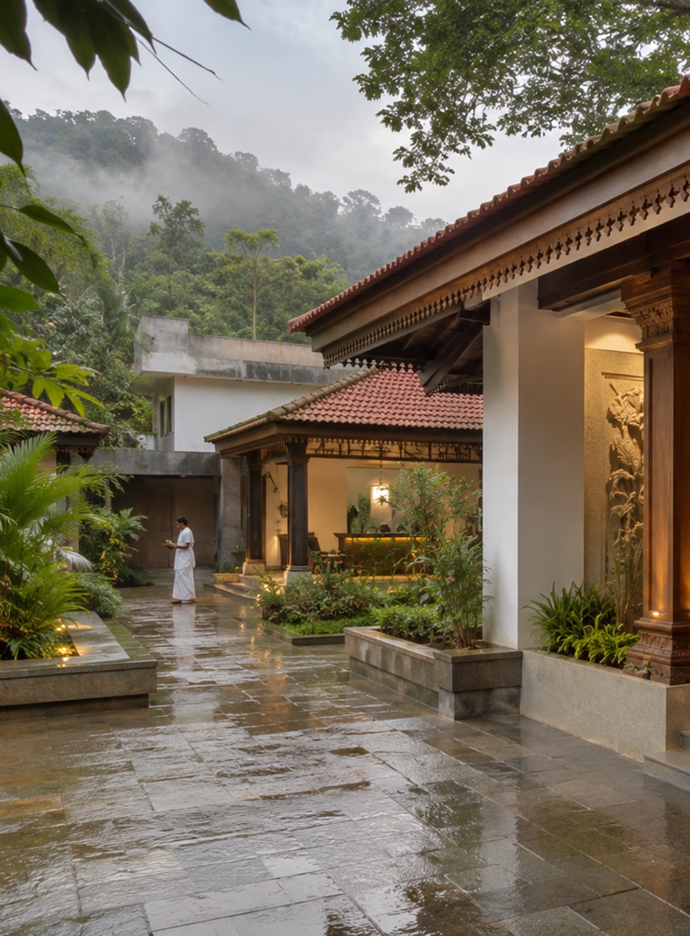Calm Ayurveda wellness and treatment environment in Kandy Sri Lanka