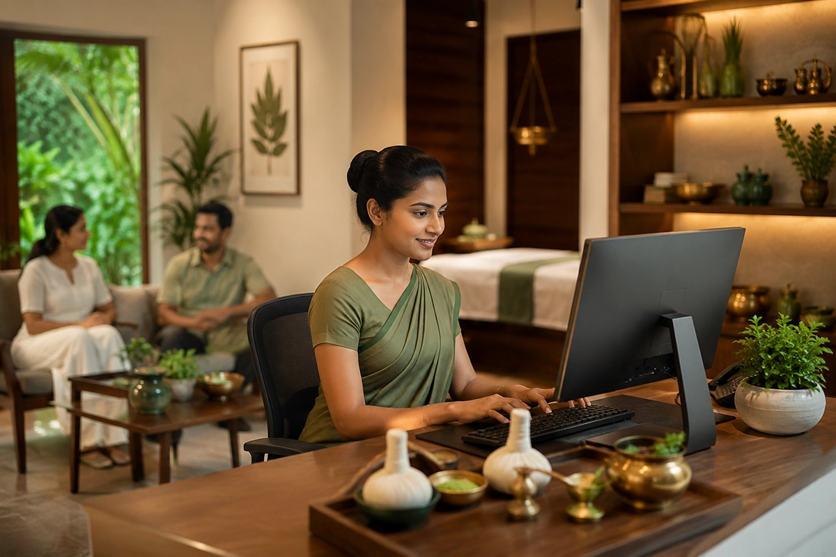Premium Ayurveda Panchakarma and wellness treatment environment